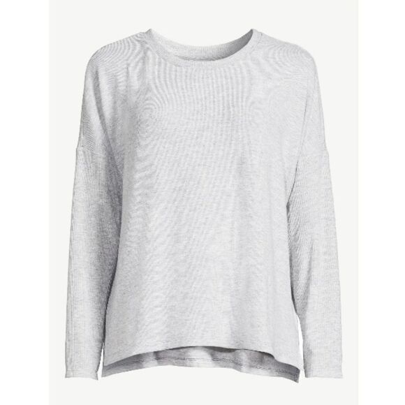 Women’s Hacci Knit Ultra Soft Comfy Sleep Lounge Pajama Long Sleeve Shirt Sz XL - Picture 1 of 4